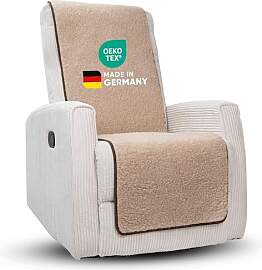 Novaliv Sesselschoner für Relaxsessel Hellbraun - 