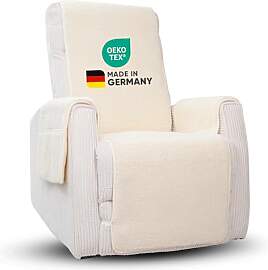 Novaliv Sesselschoner für Relaxsessel Natur
