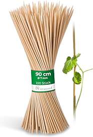 Novatool 100x Splittstäbe 90 cm x 7 mm I Natur I