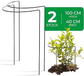 Novatool 2 Strauchstütze 100 cm hoch halbrund 40