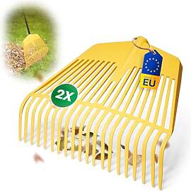 Novatool 2x Laubbesenkopf Set, 2in1 Kombigerät,