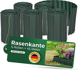 Novatool Beetumrandung 20 cm hoch I 5x9 Meter I
