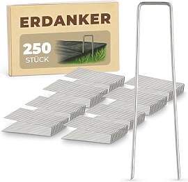 Novatool Heringe Erdanker 150x30x3mm 250 Stück,