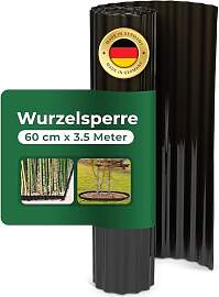 Novatool Wurzelsperre I 3,5 x 0,60 m I Schwarz I