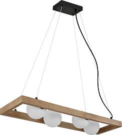 NOWA Pendelleuchte "NANDA", schwarz, 4,