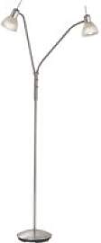 Nowa Stehlampe 41890201 weiß nickel matt Metall