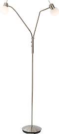 NOWA Stehlampe "LOXY", nickel matt, 1