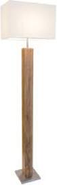 Nowa Stehleuchte 41090146 silber natur MDF B/H/T: