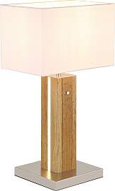 NOWA Tischleuchte "FOREST", grau matt,