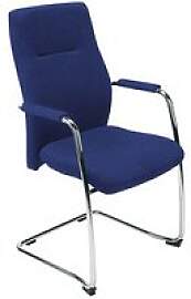 Nowy Styl Besucherstuhl NERO LUX blau Stoff, 1 St.
