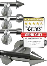 npluseins Gardinenstange/Teleskop 1-läufig Ø