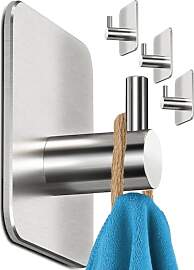 N&S R/EL Handtuchhaken ohne Bohren 4er Set – 