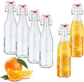 Nuangoo 6 Stück 500ml mit Bügelverschluss,