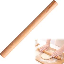 Nudelholz Klein aus Buchenholz Natur, Teigroller