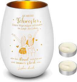 Nuenen Kerzenständer Geschenke für Schwester mit 