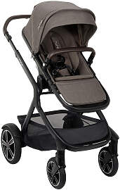 Nuna Geschwisterwagen Demi next, Chestnut, Metall, 