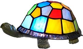 NUODITOS Tiffany Schildkröte Lampe Buntglas