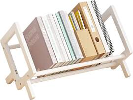 NUODWELL Bambus-Kinder-Bücherregal,