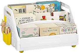 NUODWELL Kinderregal, Kinderregal mit 3 Ebenen,