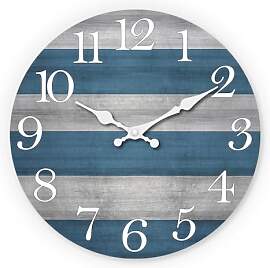 NUOVO Wanduhr, 30 cm, rustikale Wanduhr, Blaue und 