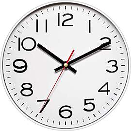 NUOVO Wanduhr, Metallrahmen mit Glasabdeckung, mit 
