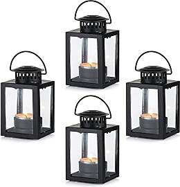 NUPTIO Laterne Klein für Teelichter Draußen: 4