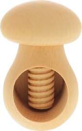 Nussknacker Pilz Natur Buchenholz