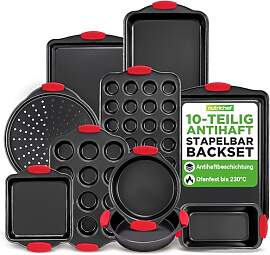 NutriChef Backset 10 -teilig – Backblech,