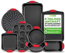 NutriChef Backset 8-teilig – Backblech,
