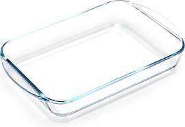 NUTRIUPS 2,6L Auflaufform Glas, 35x23x5.5cm Groß, 