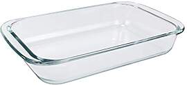 NUTRIUPS Glas-Auflaufform für Ofen, Glas-Ofenform 