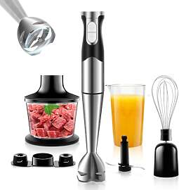 NWOUIIAY Handmixer Stabmixer Elektrischer 6-in-1