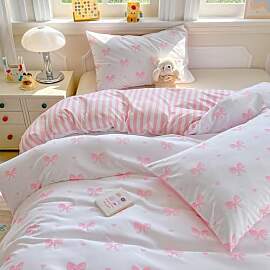 Nyescasa Bettwäsche 135x200 Mädchen Rosa