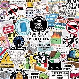 Nymora 300 Stück Lustige Aufkleber Set, Sticker