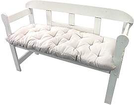 NYVI Bankauflage Ibiza 110x45 cm Weiß -