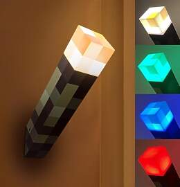 Nzkeuf 4 Farben Wall Fackel Nachtlicht, 28cm Lampe 