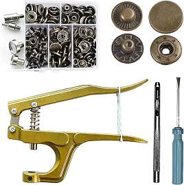 Nzkeuf Druckknopf Set mit Zange 40set,