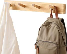 OAKERLAND Wandgarderobe Pekannüsse Holz