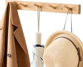 OAKERLAND Wandgarderobe Pekannüsse Holz