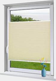 OBdeco Plissee Rollo Klemmfix ohner Bohren