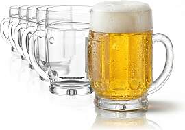 Oberglas DONAU Bierkrüge 6er-Set 500 ml –