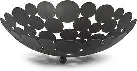 Obstschale ZELLER PRESENT, schwarz, H:8,5cm
