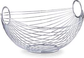 Obstschale ZELLER PRESENT, silber (silberfarben),