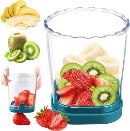 Obstschneider-Becher - Abnehmbarer Obstschneider