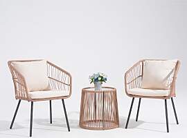 OC Orange-Casual Outdoor 3-TLG Balkon Set, Bistro