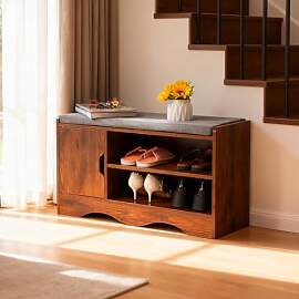 OC Orange-Casual Schuhbank, Schuhregal mit