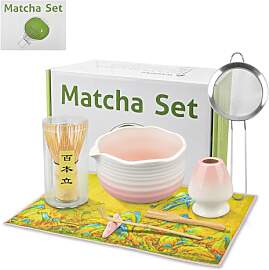 OdiuK 8 Stück Matcha Besen Set – Traditionelles 