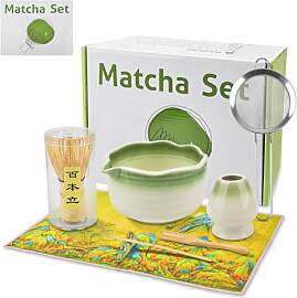 OdiuK 8 Stück Matcha Besen Set – Traditionelles 