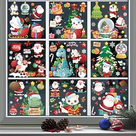 OdiuK Fensterbilder Weihnachten Selbstklebend, 120 