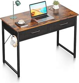 ODK Schreibtisch mit 2 Schubladen, 100x40x78.7cm